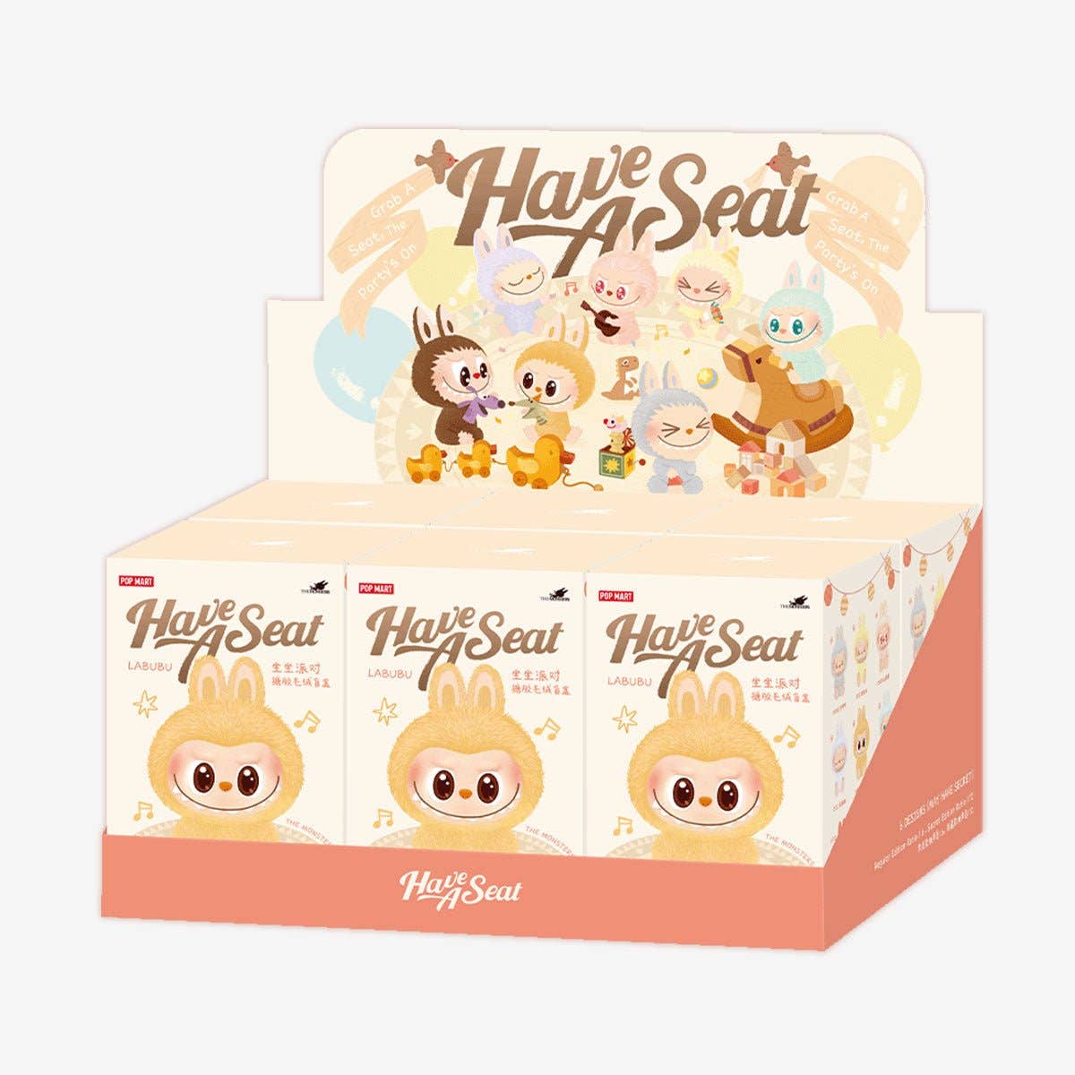 Pop Mart Have a Seat Vinyl Plush Collectible Figure