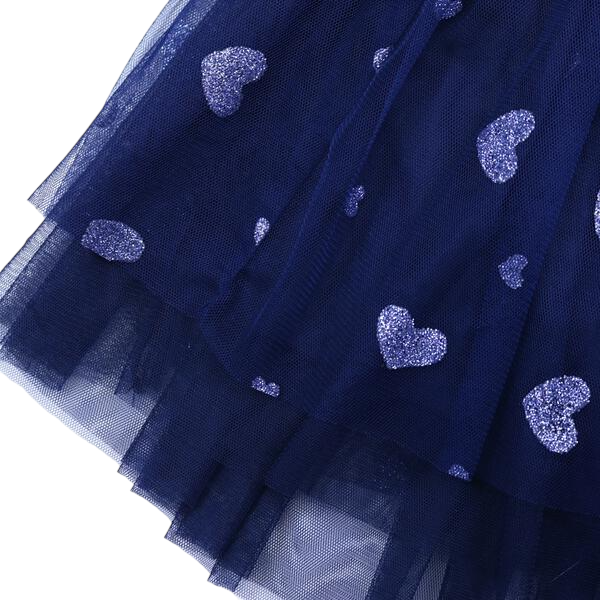 A85 12360 Glitter Heart Tutu Skirt (2 Colors)