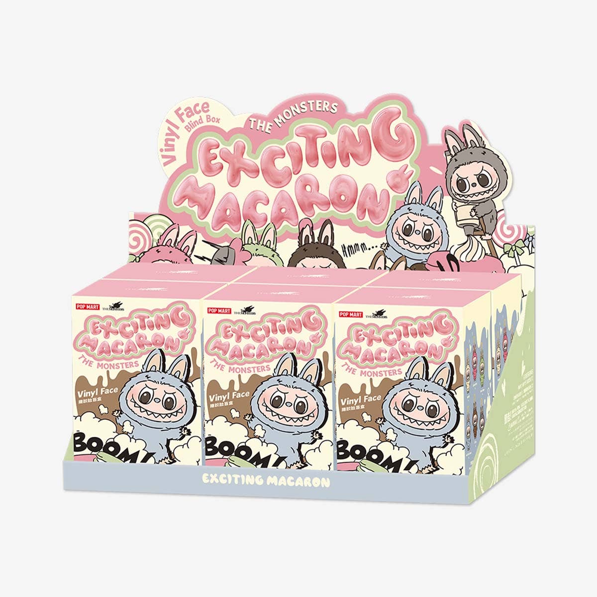 Pop Mart Exciting Macaron Vinyl Plush Pendant Blind Box