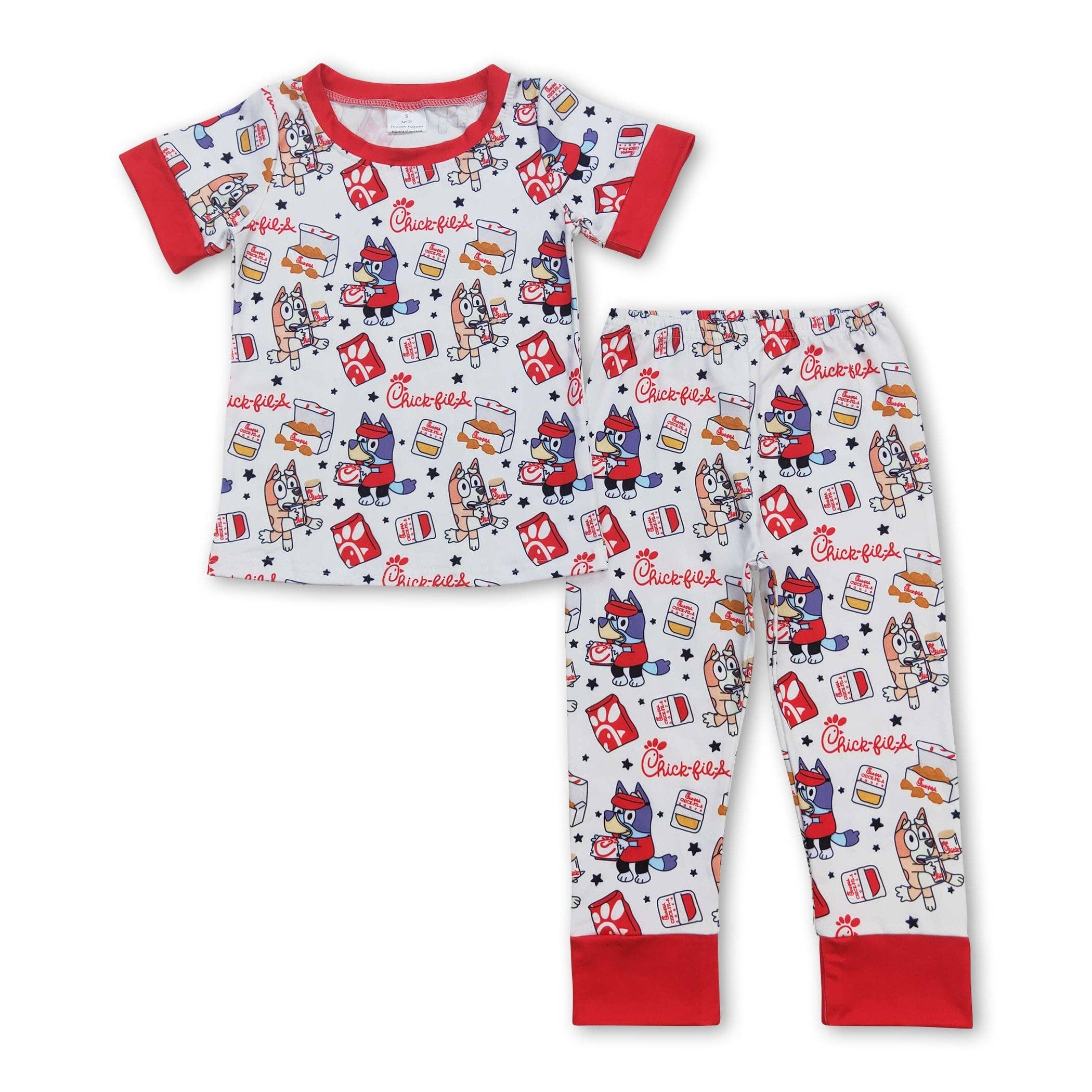 Blue dog x Chicken pajamas unisex