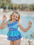 Girls Ice Queen 2pc Swim Suit