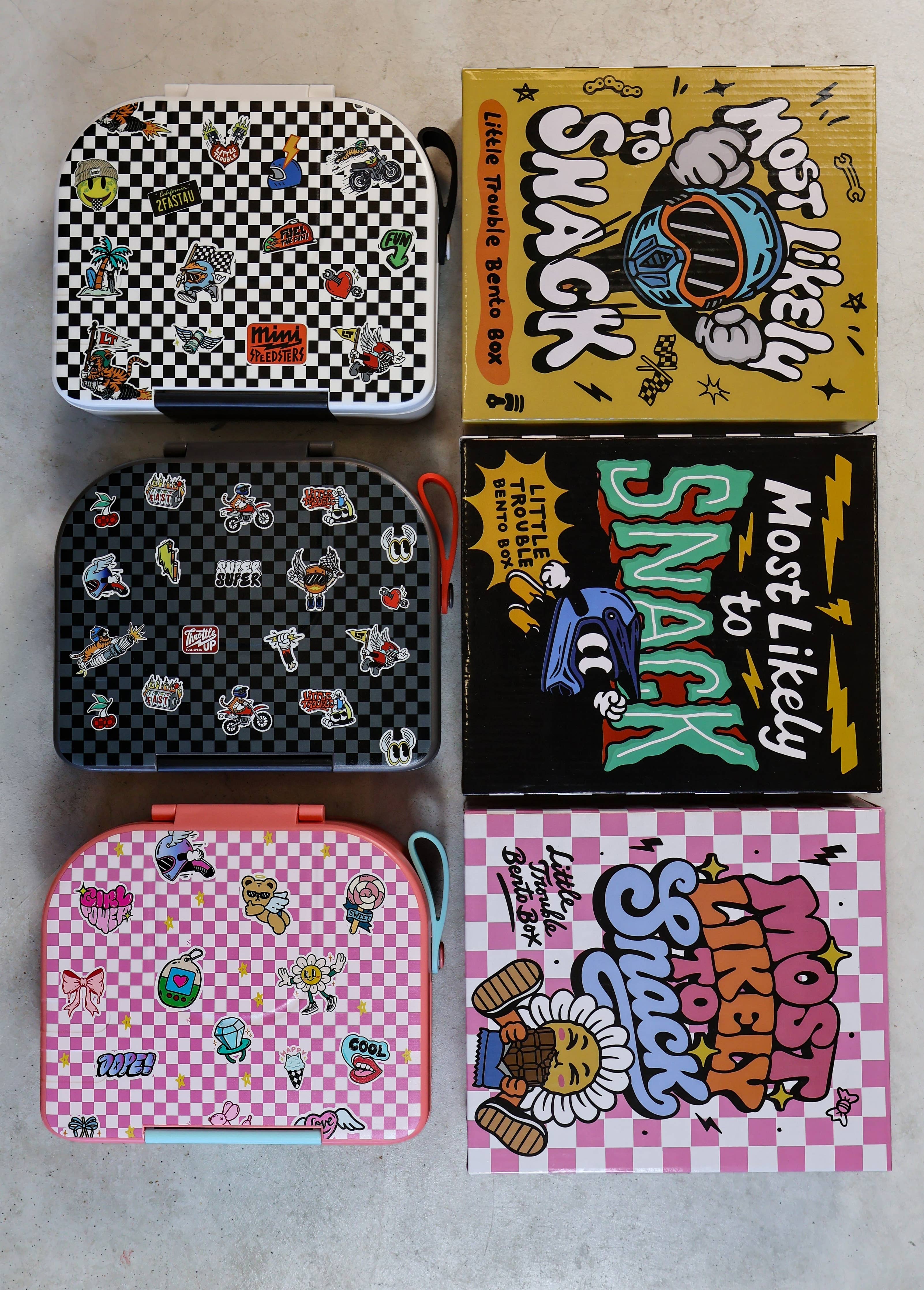 Kid's Checkered Bento Lunch Box