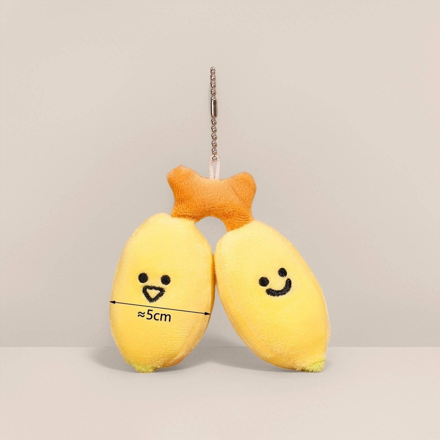 Jellycat Style Cute Food Plush Keychain Fruit Cake Charm