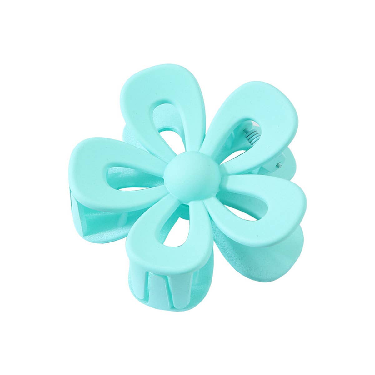 Matte Acrylic Flower Hair Claw Clip for Women_CWAHA07298