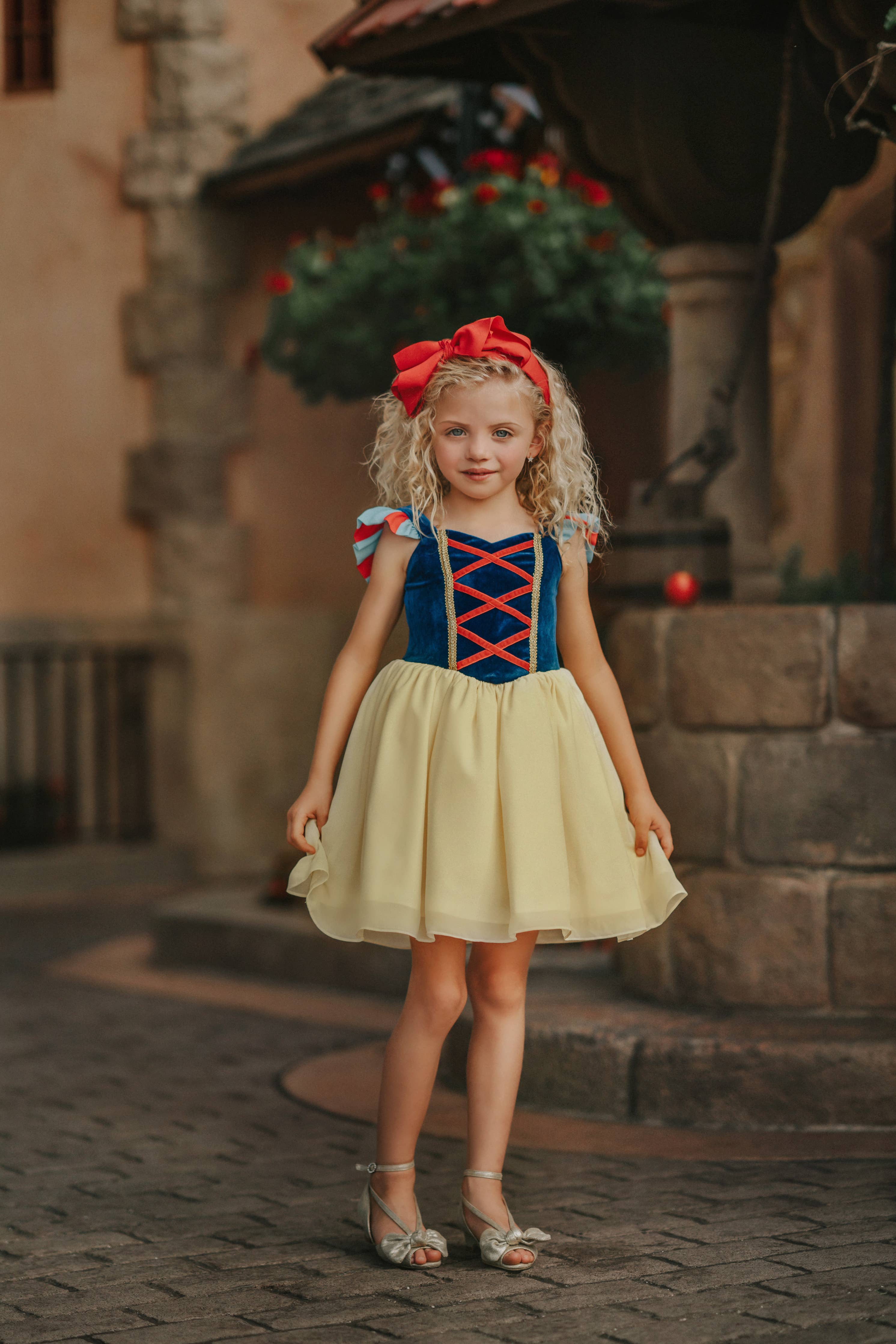 Portrait Petite Princess Snow White Ballgown Girls Dress