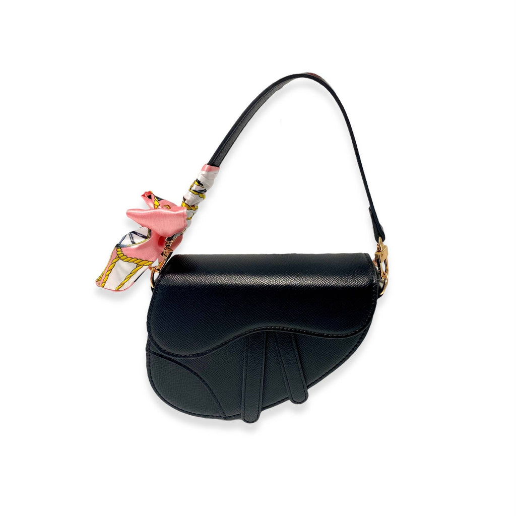 B1309 & B1342 Saddle Purse w/ Scarf (6 Colors)