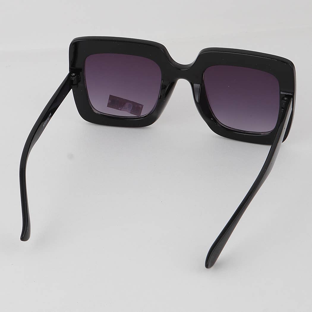 KIDS Blinged Out Thick Framed Square Sunglasses