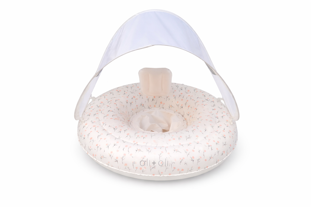 Ali+Oli Baby Swim Seat with Sun Canopy (Bloom)