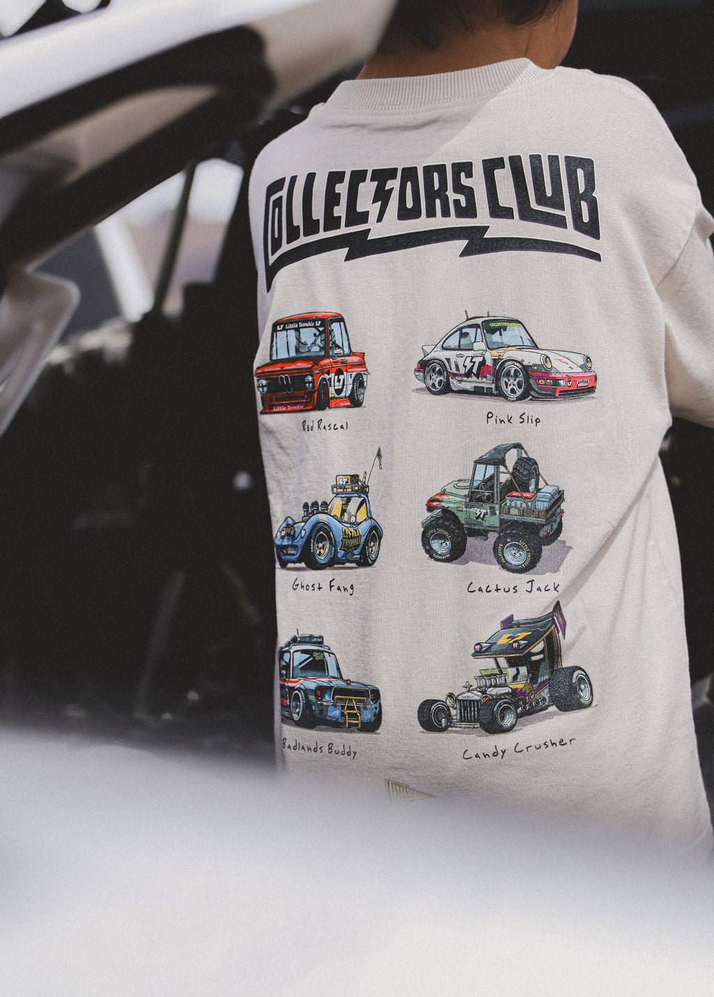 Collectors Club T-Shirt Beige LITTLE TROUBLE