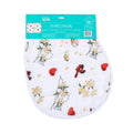 Virginia Floral Baby Burp Cloth and Bib 2 in 1  Everyday Feeding Essential