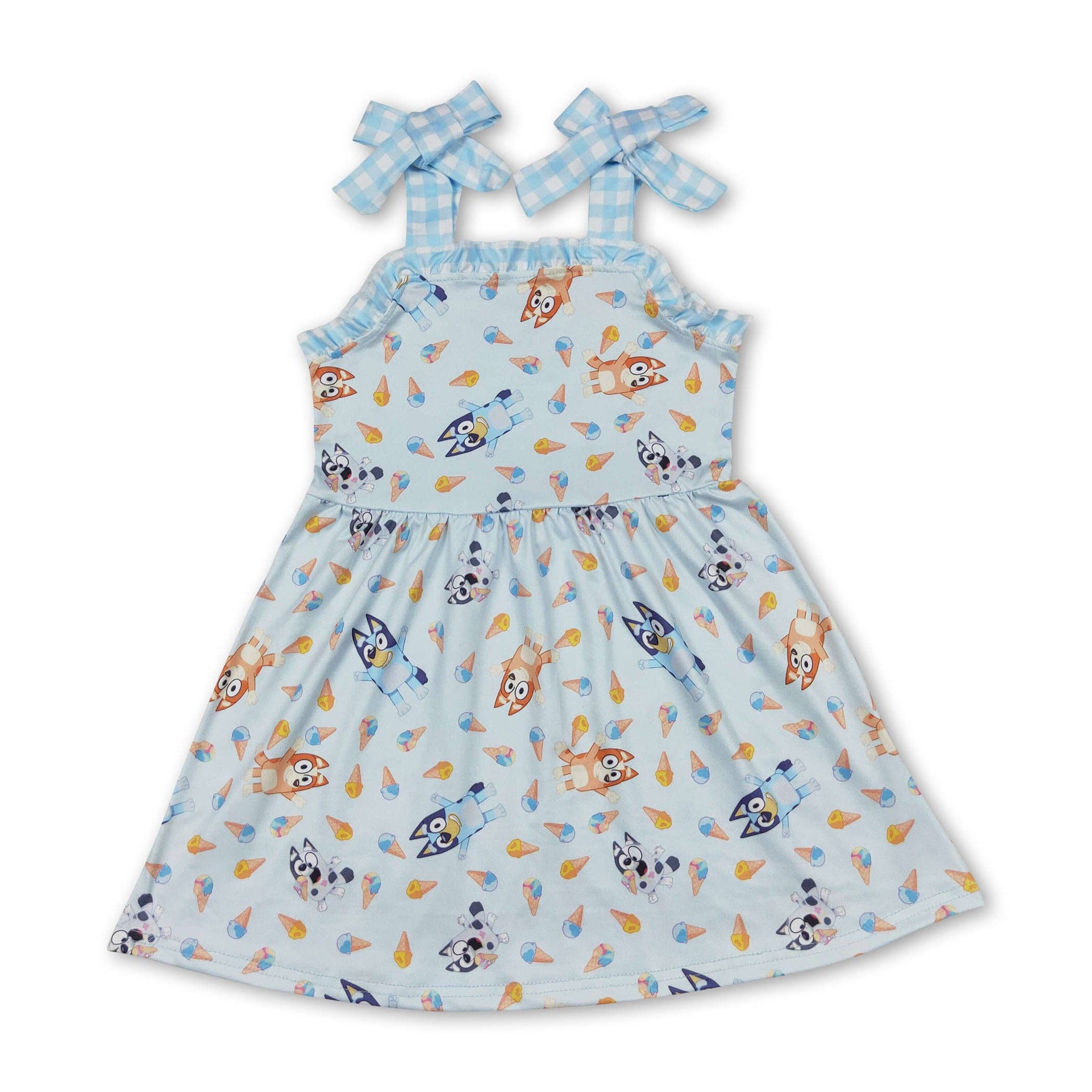 Bluey ice cream summer dress