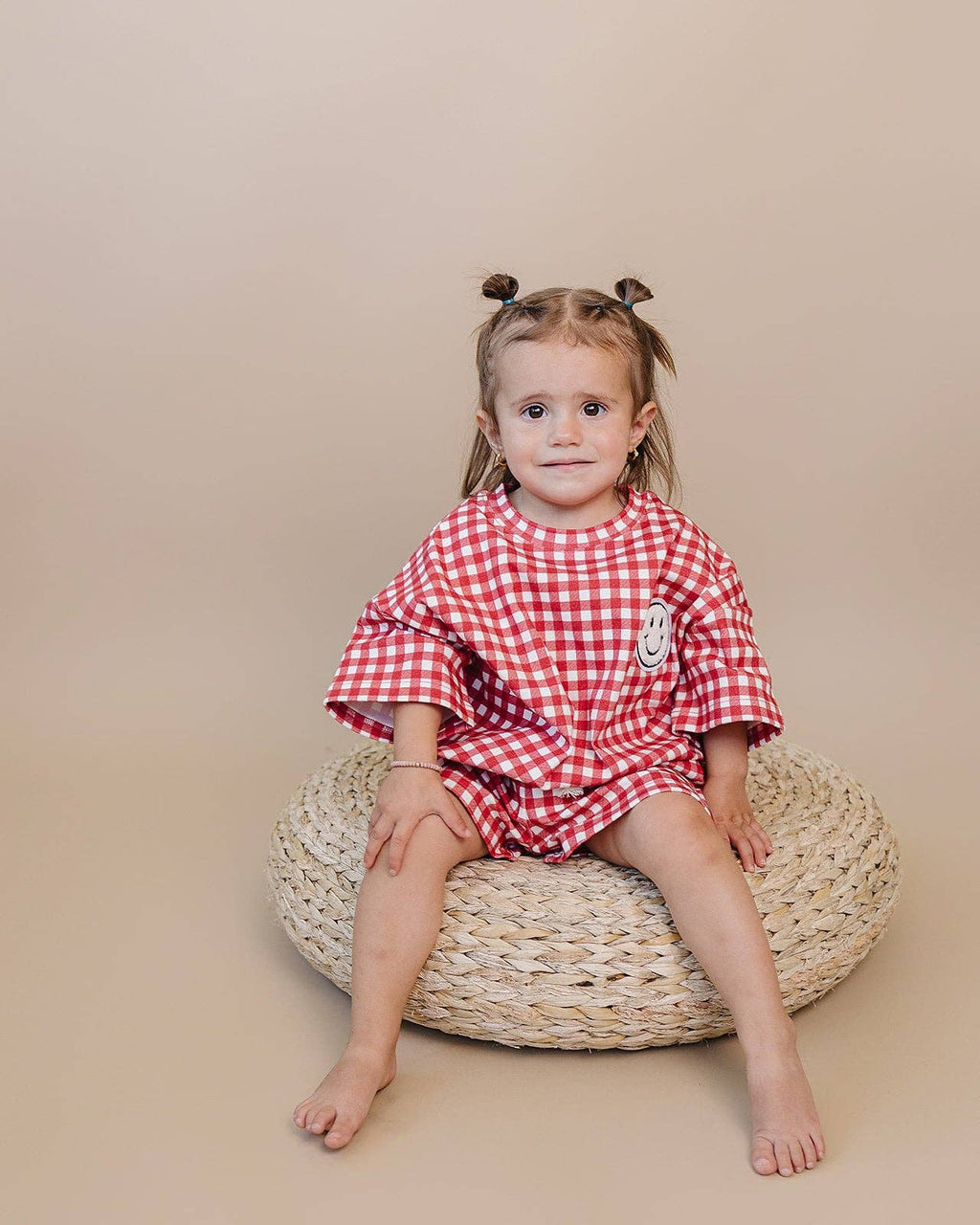 Shorts Set | Red Gingham