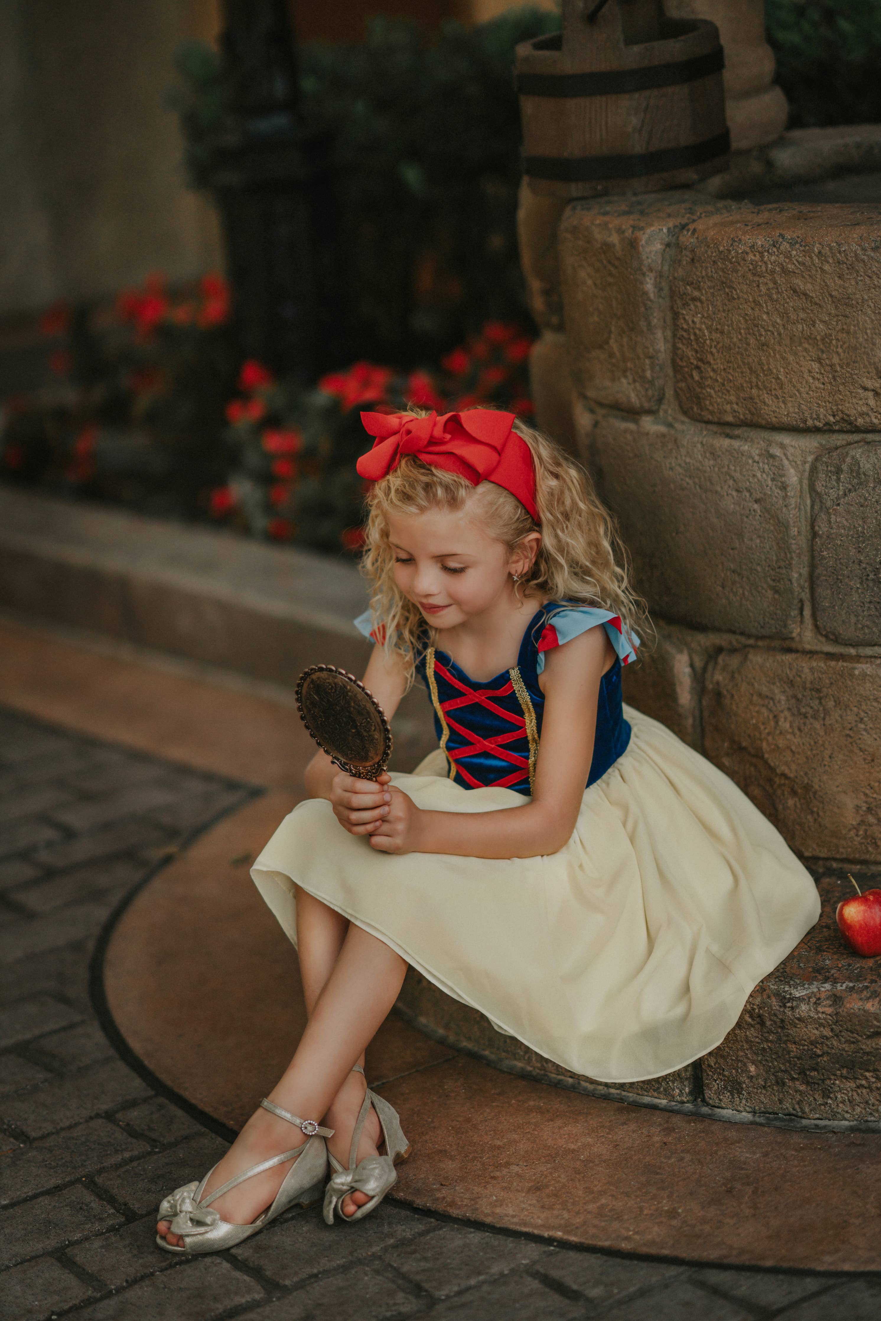 Portrait Petite Princess Snow White Ballgown Girls Dress