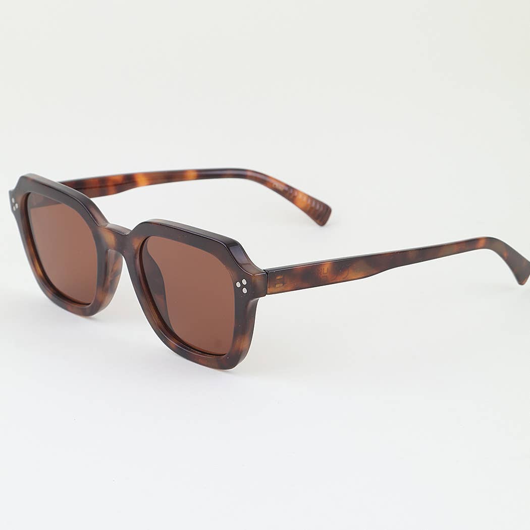 Triple Bolted Wayfarer Sunglasses