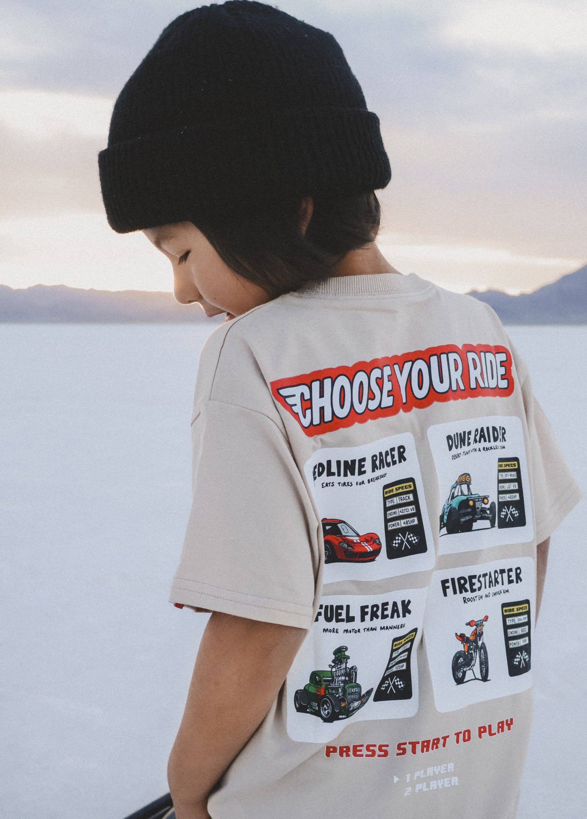 Race Me T-Shirt LITTLE TROUBLE