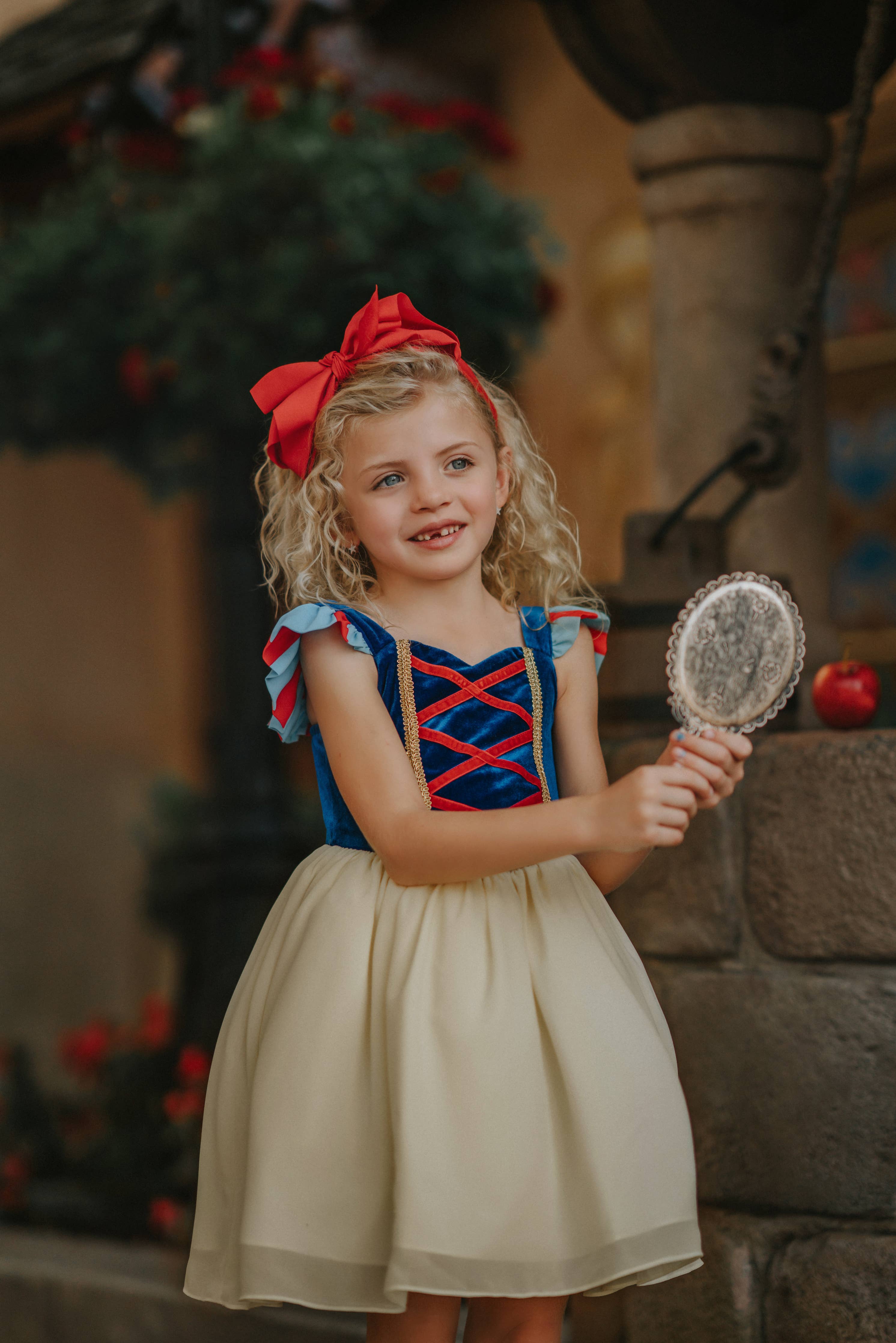 Portrait Petite Princess Snow White Ballgown Girls Dress