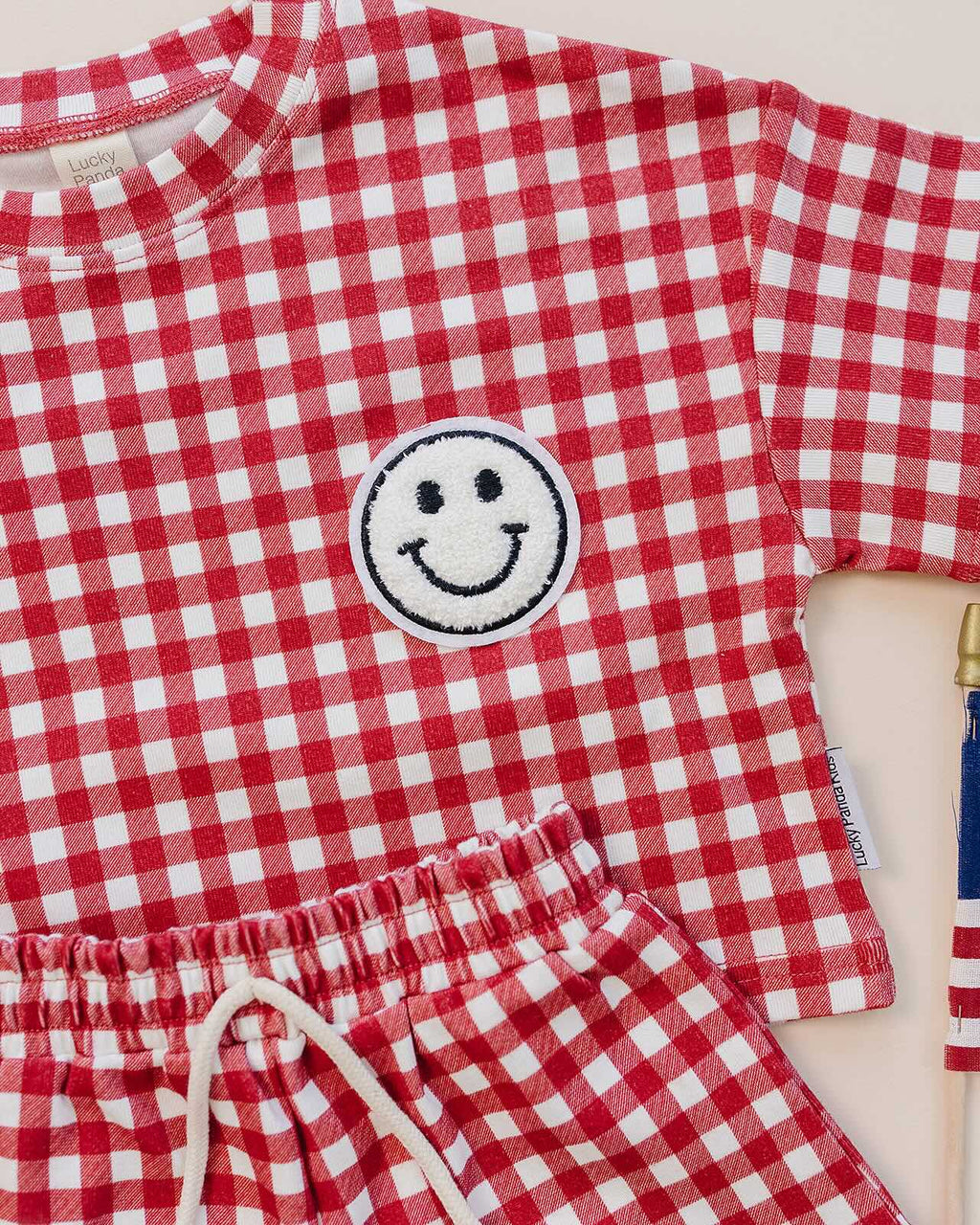 Shorts Set | Red Gingham