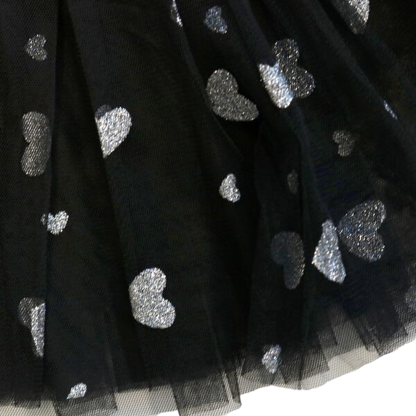 A85 12360 Glitter Heart Tutu Skirt (2 Colors)