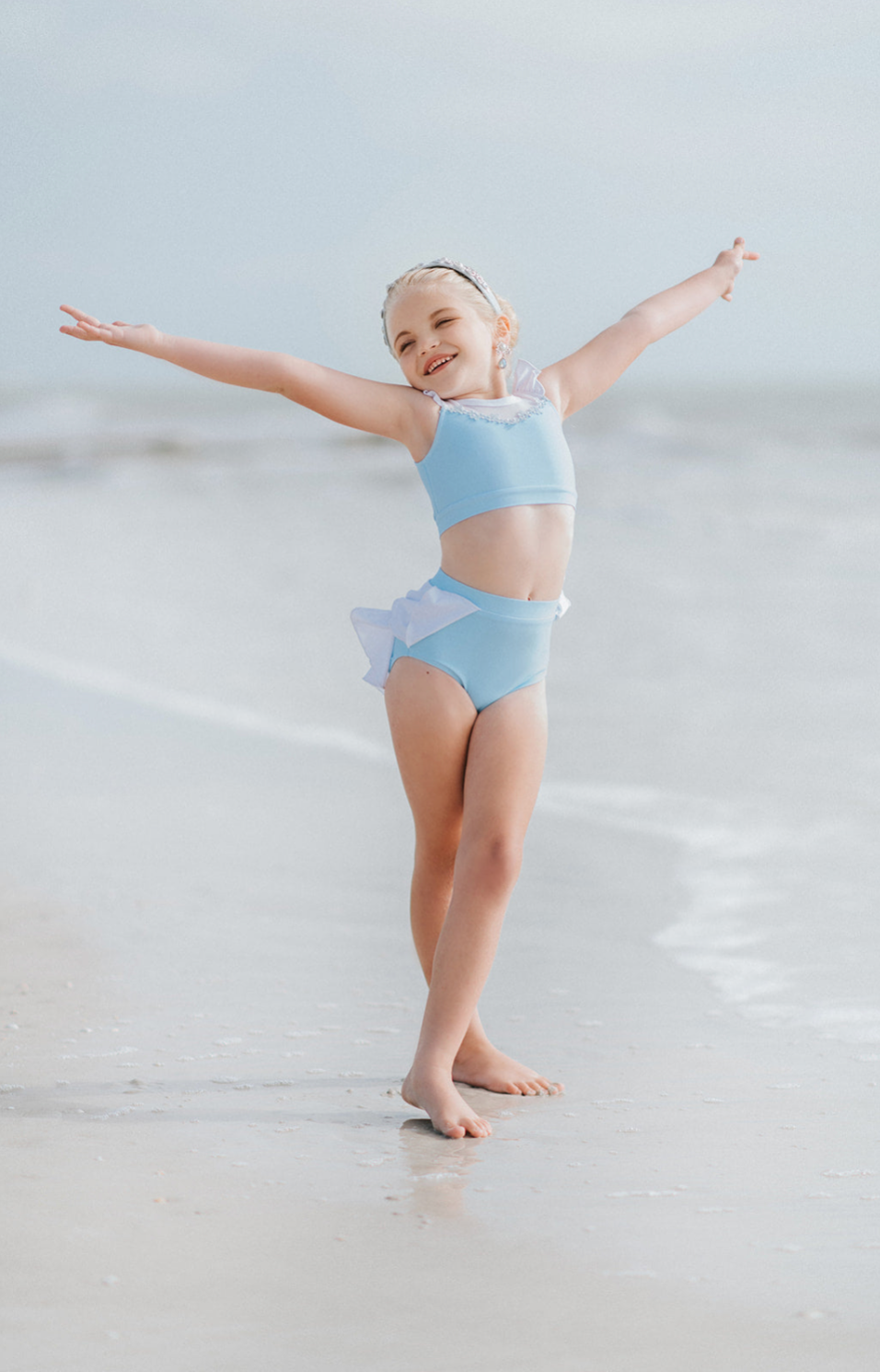 Glass Shoe Princess Two Piece Swimsuit