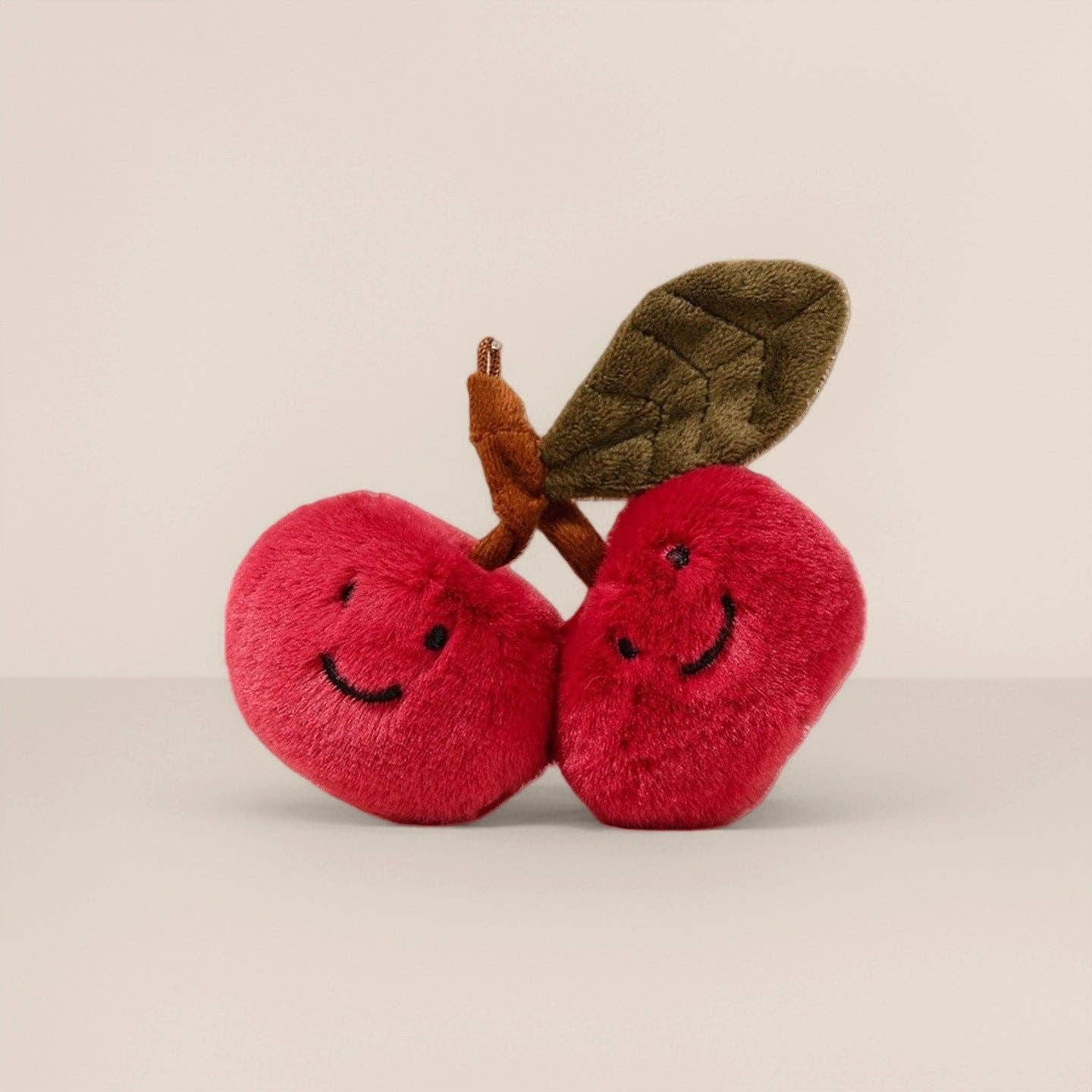 Jellycat Style Cute Food Plush Keychain Fruit Cake Charm