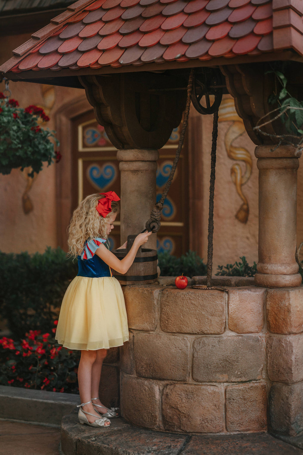 Portrait Petite Princess Snow White Ballgown Girls Dress