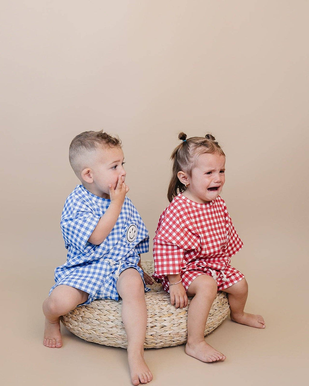 Shorts Set | Red Gingham