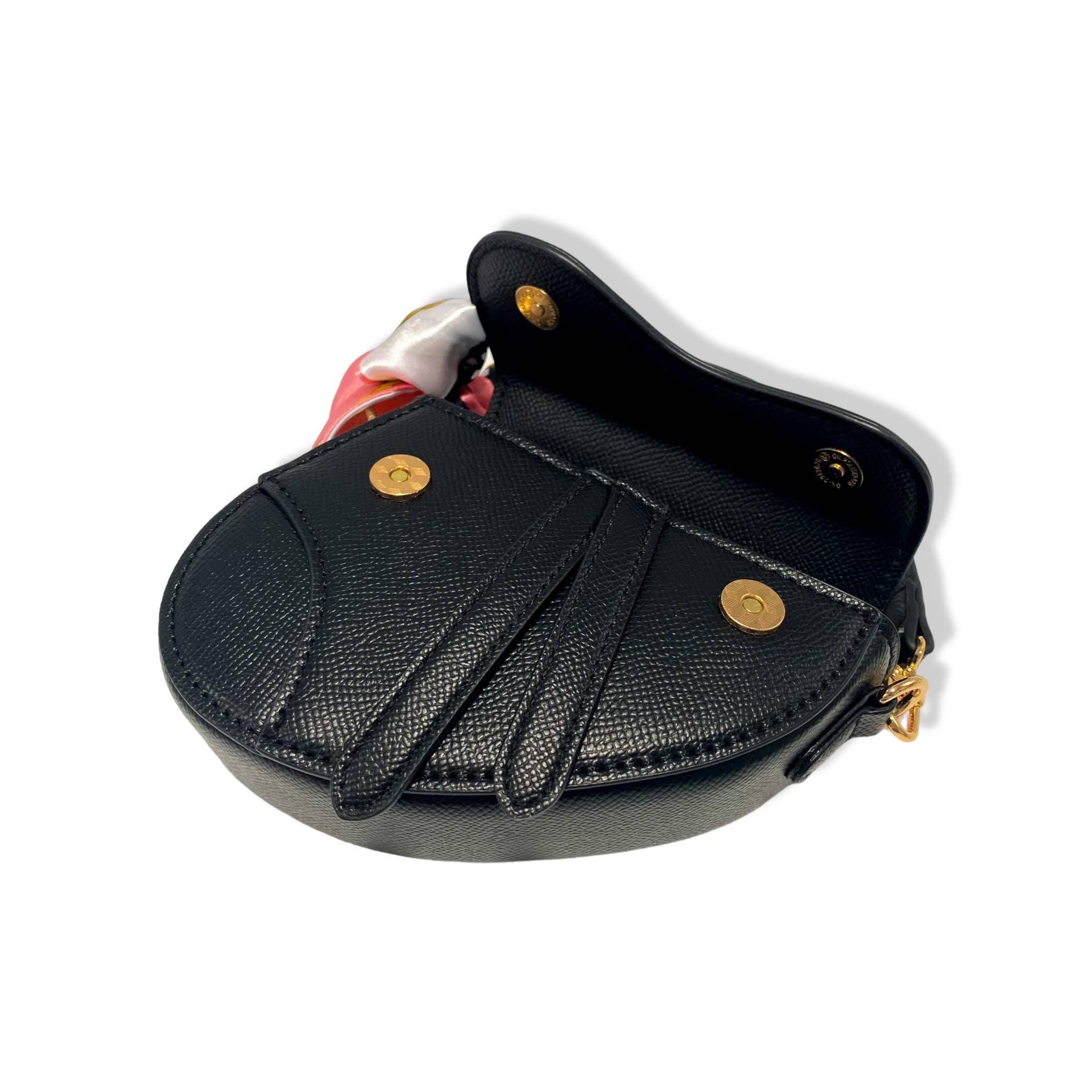 B1309 & B1342 Saddle Purse w/ Scarf (6 Colors)