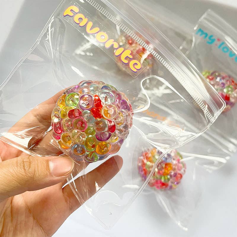 Colorful Beads stress ball squishy toy small gift