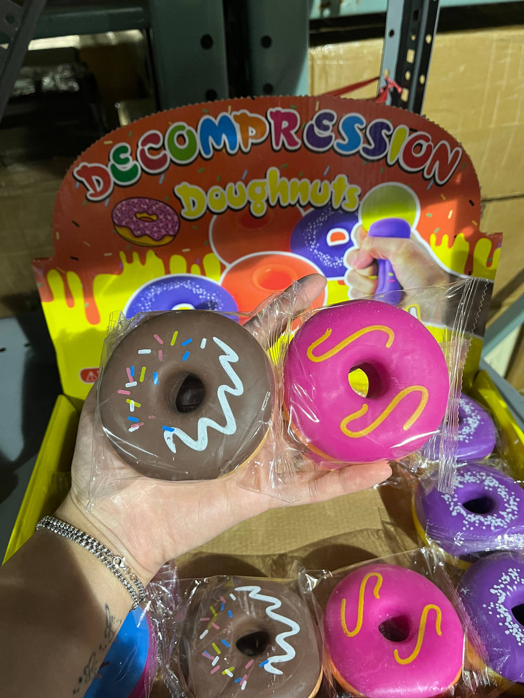 Assorted Squishy and Donuts w/ Removable Toppings - A127