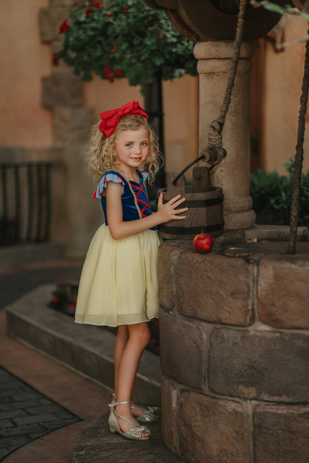 Portrait Petite Princess Snow White Ballgown Girls Dress