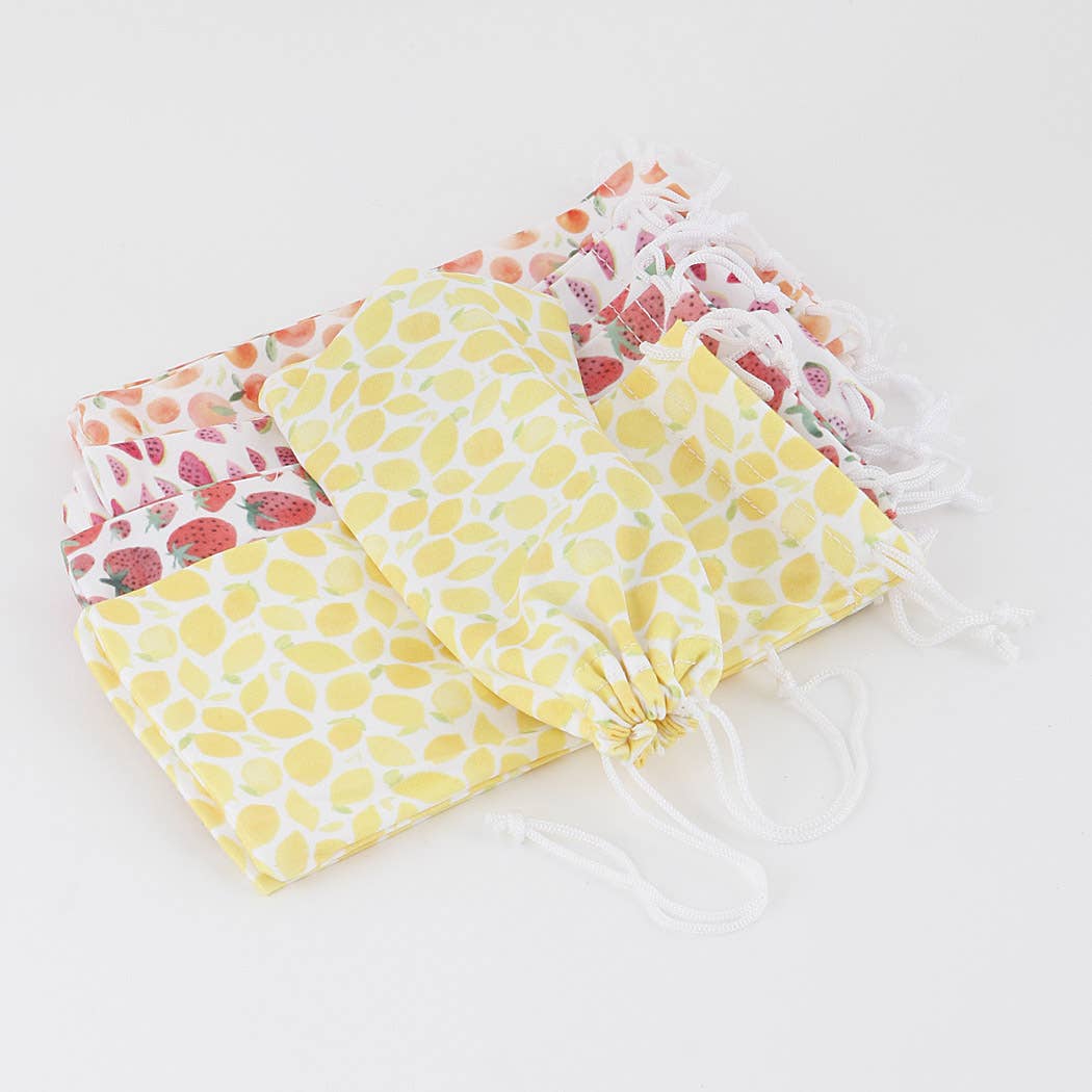 Multi Fruit Sunglasses Pouch Bag