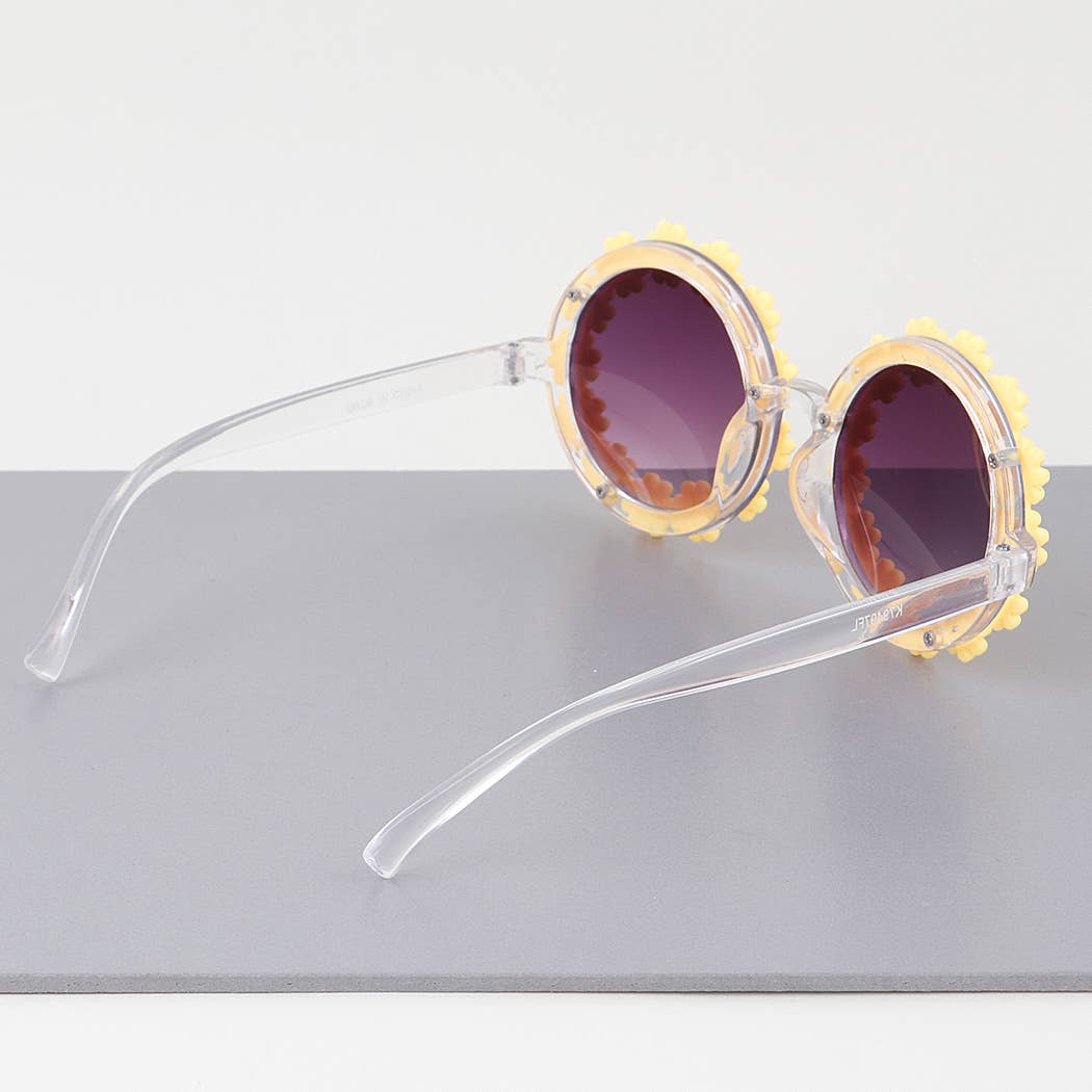 Cute Flower Tinted Sunglasses
