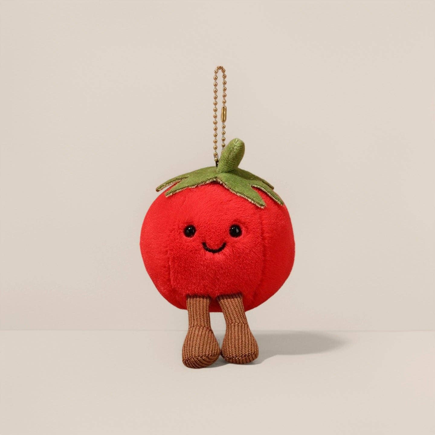 Jellycat Style Cute Food Plush Keychain Fruit Cake Charm