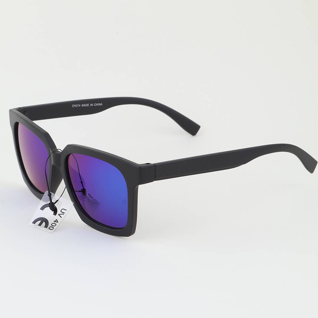 KIDS Matte Polycarbonate Box Sunglasses