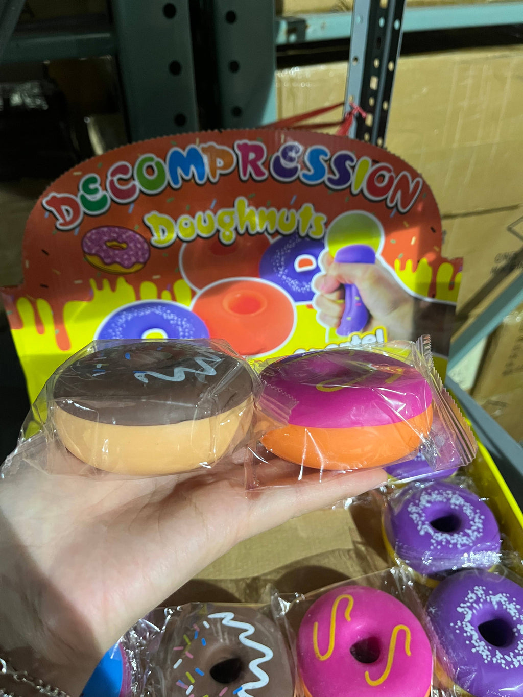 Assorted Squishy and Donuts w/ Removable Toppings - A127