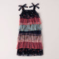 Ruffle Tiered Mesh Dress