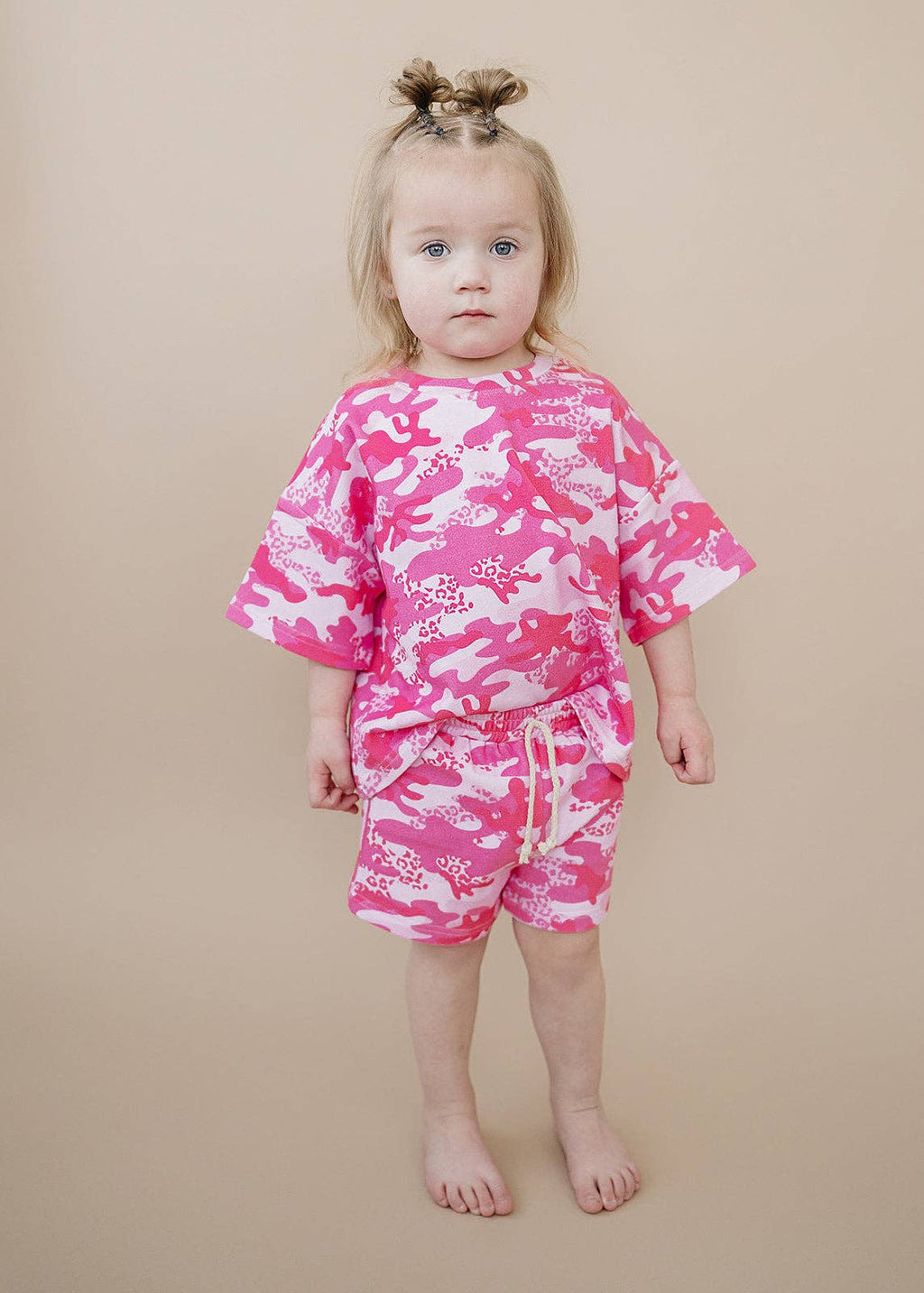 Shorts Set | Camo Leopard