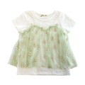 S15 13068 2-In-1 Glitter Floral Mesh Top (2 Colors)