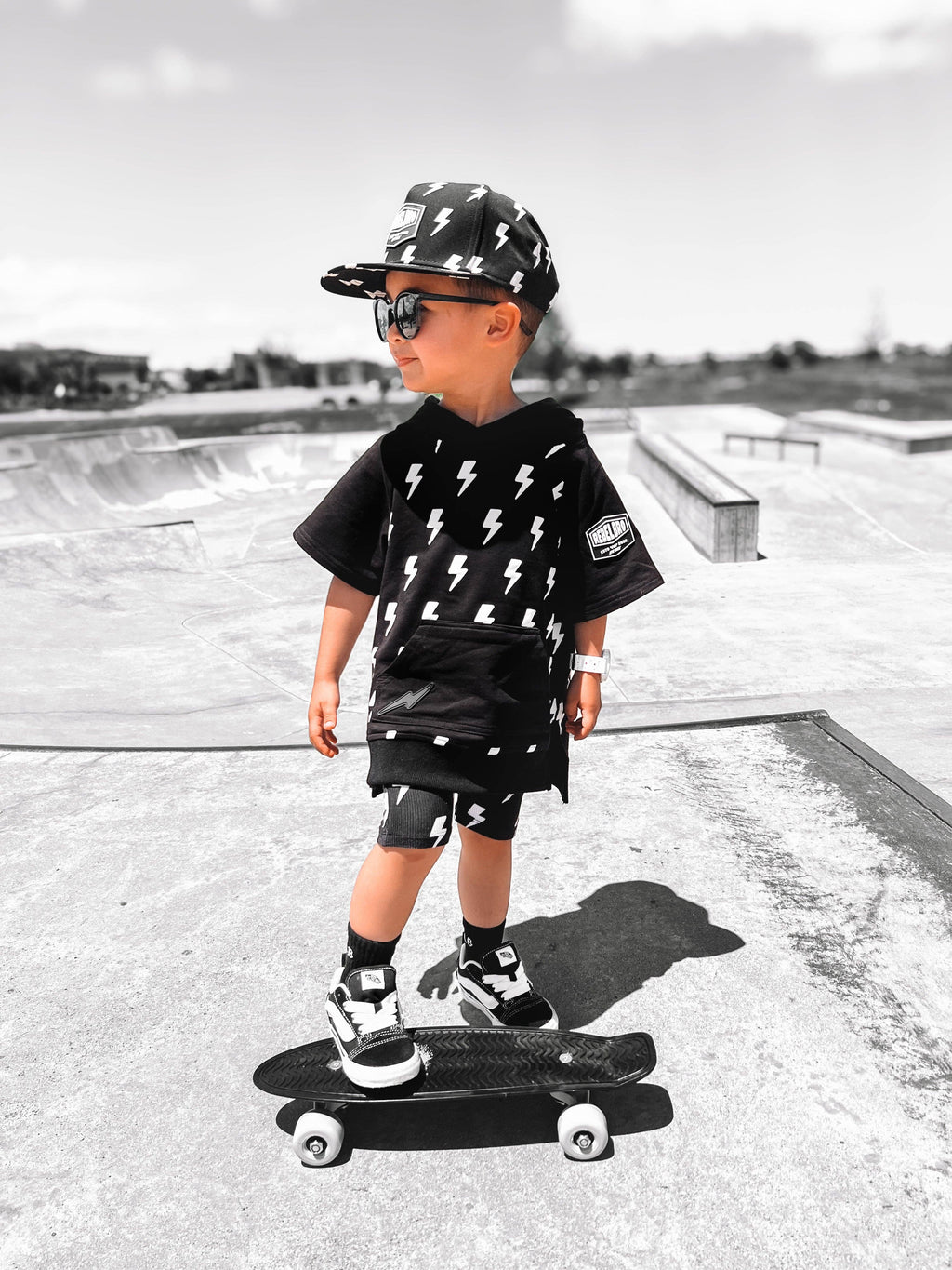 Short Sleeve Hoodie in Jagger