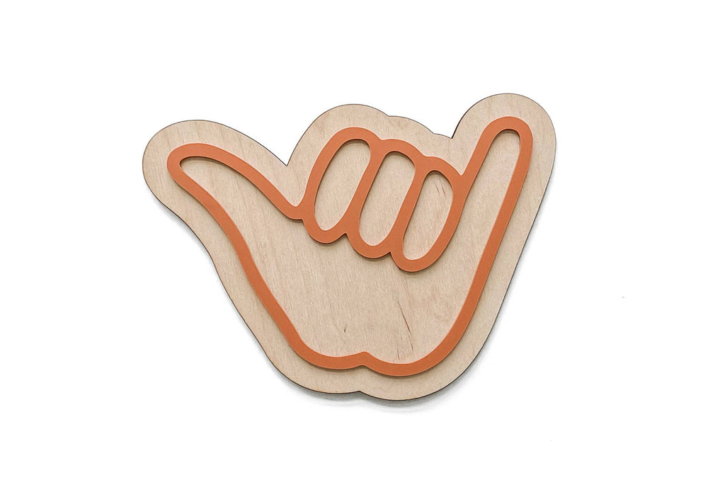 Shaka Sign, Kids Nursery Decor, Baby Wall Sign, Surfer Boho