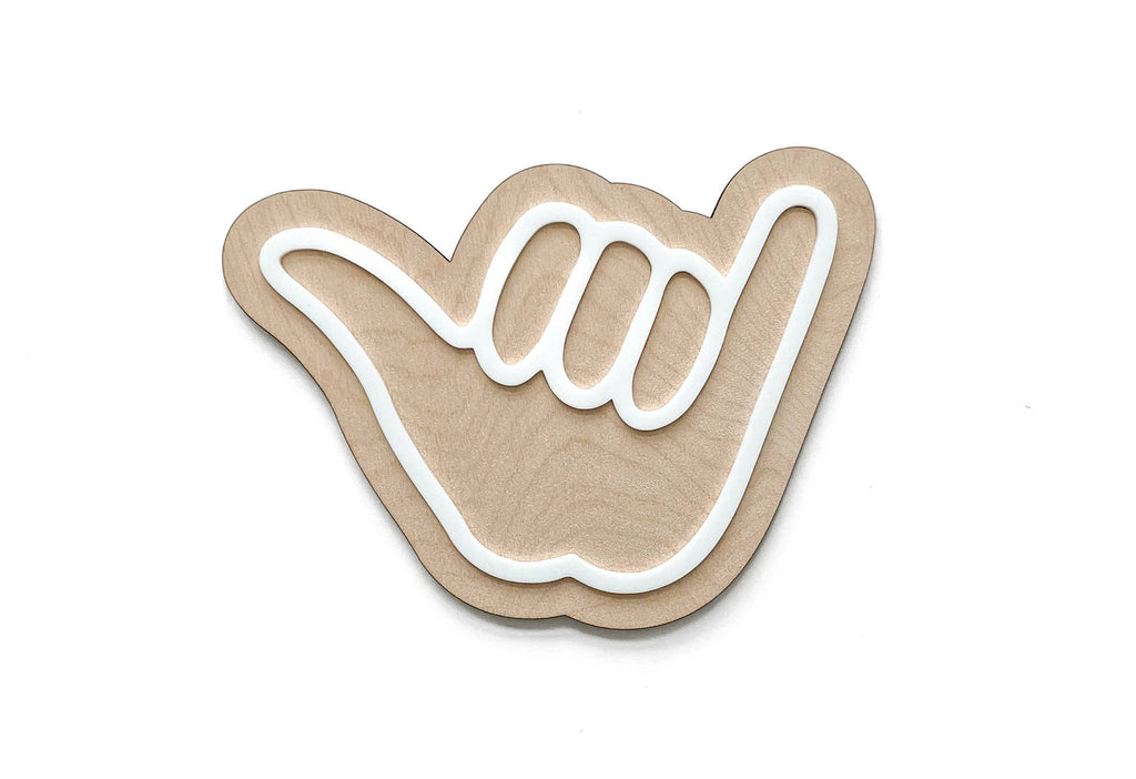 Shaka Sign, Kids Nursery Decor, Baby Wall Sign, Surfer Boho