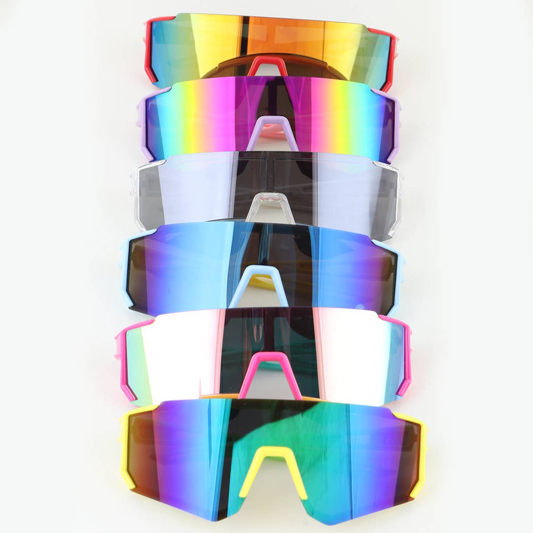 KIDS Two Toned Shield Sunglasses