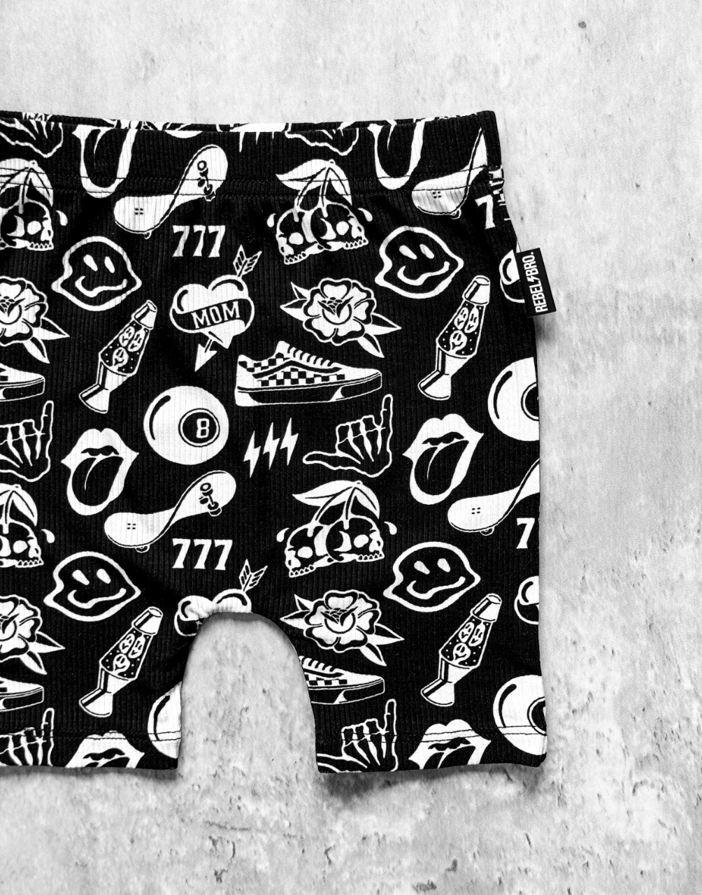 Bamboo Biker Shorts in Warped Tour [Midnight Edition]