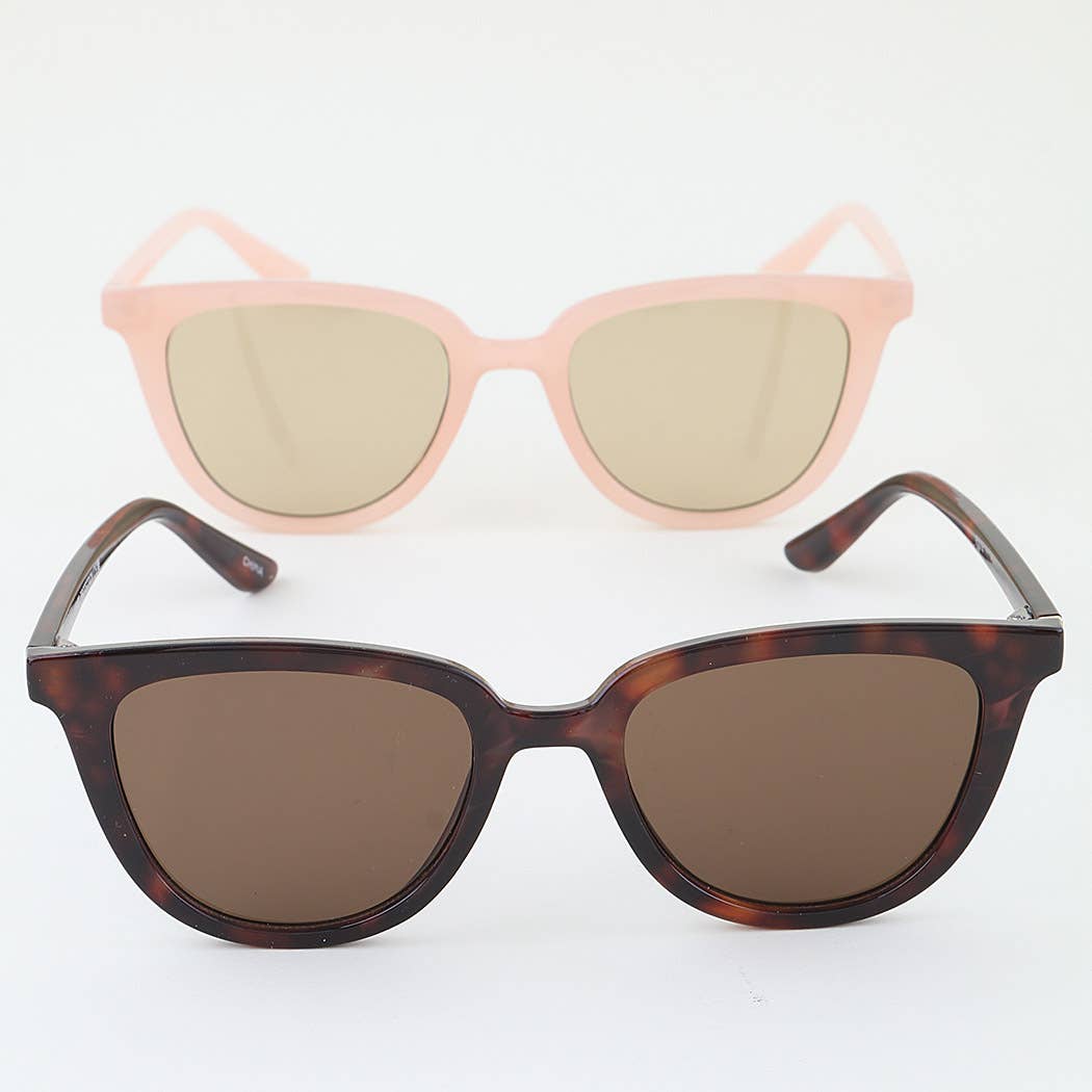 Minimal Tinted Wayfarer Sunglasses