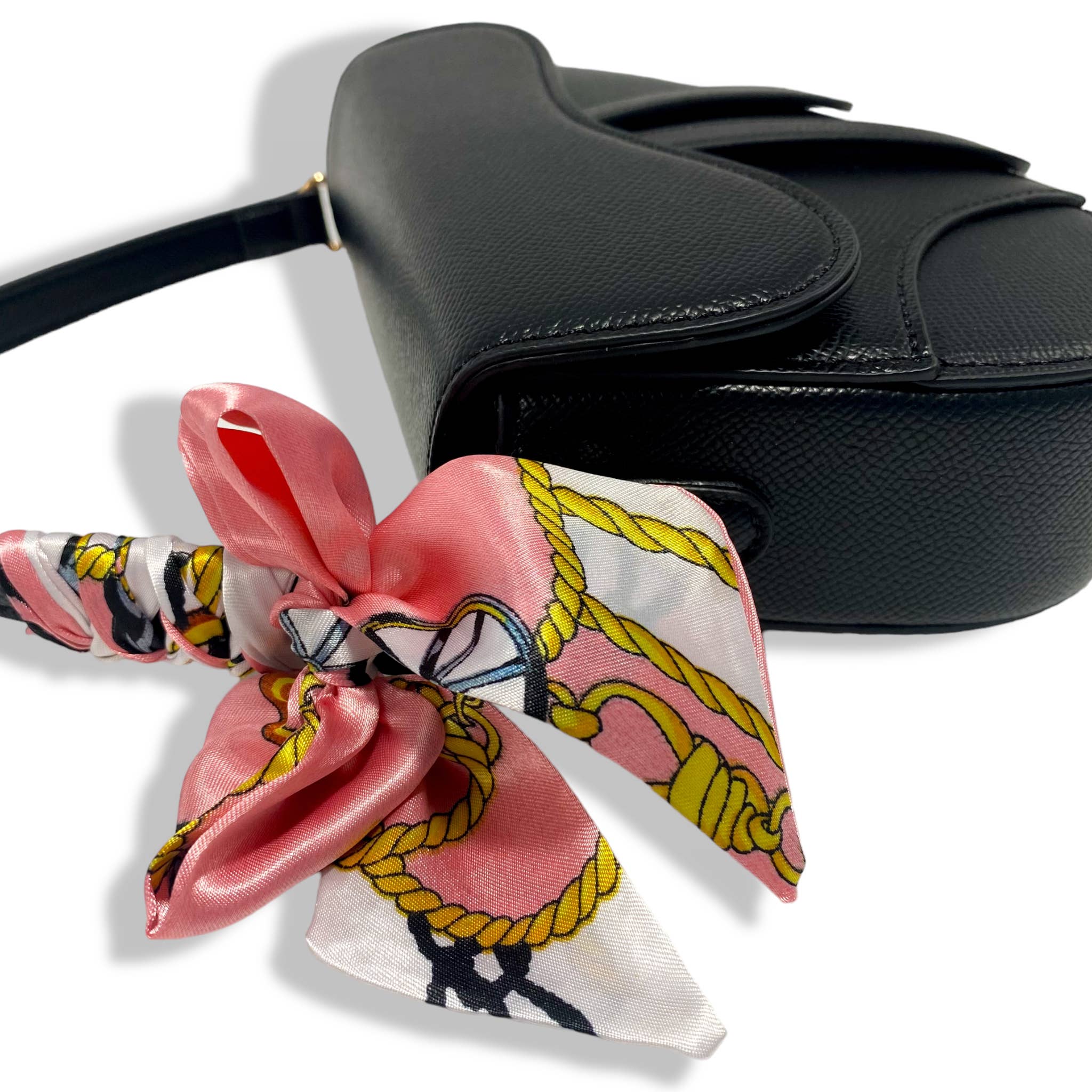 B1309 & B1342 Saddle Purse w/ Scarf (6 Colors)